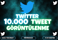 ⭐️ [GARANTİLİ] 10.000 TWEET GÖRÜNTÜLENME⭐
