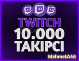 (Garantili) 10.000 Twitch Takipçi - Hızlı