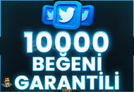 ⭐️ [GARANTİLİ] 10000 TWİTTER BEĞENİ ⭐