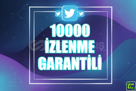⭐️ [GARANTİLİ] 10000 TWİTTER İZLENME ⭐