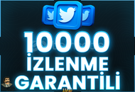 ⭐️ [GARANTİLİ] 10000 TWİTTER İZLENME ⭐