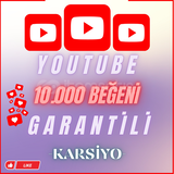 ⭐️GARANTİLİ⭐️ -10.000 YOUTUBE BEĞENİ- TELAFİLİ 