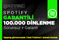 GARANTİLİ | 100000 DİNLENME SPOTİFY | SORUNSUZ