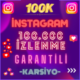 ⭐️GARANTİLİ⭐️ -100.000 İZLENME INSTAGRAM-