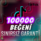 ⭐️ [GARANTİLİ] 100000 TİKTOK BEĞENME ⭐