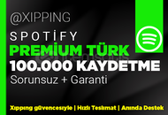 GARANTİLİ | 100000 TÜRK KAYDETME SPOTİFY