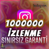 ⭐️[GARANTİLİ] 1000000 İNSTAGRAM İZLENME ⭐