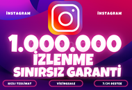 ⭐️ [GARANTİLİ] 1.000.000 İNSTAGRAM İZLENME ⭐