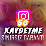 ⭐️[GARANTİLİ] 50 İNSTAGRAM KAYDETME ⭐