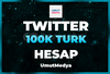  ⭐️ [Garantili] 100K Türk Twitter Hesabı! ⭐