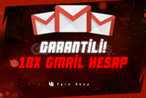 ⭐ Garantili! 10x Gmail Hesap