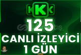 ⭐️ [GARANTİLİ] 125 CANLI YAYIN İZLENME 1 GÜN ⭐