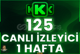 ⭐️ [GARANTİLİ] 125 CANLI YAYIN İZLENME 1 HAFTA⭐