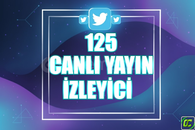 ⭐️ [GARANTİLİ] 125 CANLI YAYIN İZLENME 1 SAAT⭐