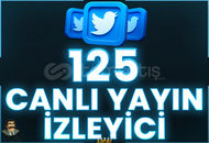 ⭐️ [GARANTİLİ] 125 CANLI YAYIN İZLENME 1 SAAT ⭐