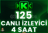 ⭐️ [GARANTİLİ] 125 CANLI YAYIN İZLENME 4 SAAT⭐