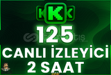 ⭐️ [GARANTİLİ] 125 CANLI YAYIN İZLENME 2 SAAT ⭐