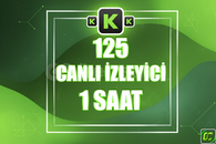 ⭐️ [GARANTİLİ] 125 KİCK CANLI YAYIN İZLENME ⭐
