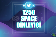 ⭐️ [GARANTİLİ] 1250 SPACE DİNLEYİCİ 1 SAAT ⭐
