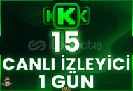 ⭐️ [GARANTİLİ] 15 CANLI YAYIN İZLENME 1 GÜN ⭐