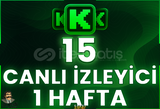 ⭐️ [GARANTİLİ] 15 CANLI YAYIN İZLENME 1 HAFTA ⭐