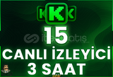 ⭐️ [GARANTİLİ] 15 CANLI YAYIN İZLENME 3 SAAT ⭐