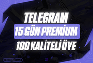 ⭐[GARANTİLİ] 15 Gün 100 Premium Üye