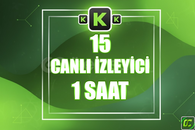 ⭐️ [GARANTİLİ] 15 KİCK CANLI YAYIN İZLENME ⭐