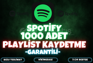 ⭐️[GARANTİLİ] 1000 SPOTİFY PLAYLİST KAYDETME⭐️