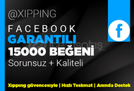 GARANTİLİ | 15000 BEĞENİ FACEBOOK | KALİTELİ
