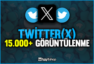 ⭐[GARANTİLİ] 15000 TWİTTER GÖRÜNTÜLENME/İZLENME