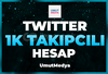 ⭐️ [Garantili] 1K Takipçili Twitter Hesabı! ⭐