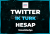 ⭐️ [Garantili] 1K Türk Twitter Hesabı! ⭐