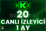 ⭐️ [GARANTİLİ] 20 CANLI YAYIN İZLENME 1 AY ⭐
