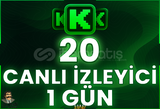 ⭐️ [GARANTİLİ] 20 CANLI YAYIN İZLENME 1 GÜN ⭐