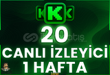 ⭐️ [GARANTİLİ] 20 CANLI YAYIN İZLENME 1 HAFTA ⭐