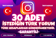 ⭐️[%100TÜRK]] 30 İNSTAGRAM İSTEDİĞİNİZ YORUM⭐