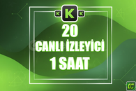 ⭐️ [GARANTİLİ] 20 KİCK CANLI YAYIN İZLENME ⭐