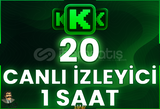 ⭐️ [GARANTİLİ] 20 KİCK CANLI YAYIN İZLENME ⭐