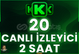 ⭐️ [GARANTİLİ] 20 CANLI YAYIN İZLENME 2 SAAT ⭐