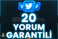 ⭐️ [GARANTİLİ] 20 TWİTTER YORUM ⭐