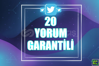 ⭐️ [GARANTİLİ] 20 TWİTTER YORUM ⭐
