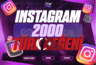 ⚡ [GARANTİLİ] 2000 İNSTAGRAM TÜRK BEĞENİ ⚡