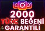 ⭐️ [GARANTİLİ] 2000 İNSTAGRAM TÜRK BEĞENİ ⭐