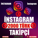 ⭐️ [GARANTİLİ] 2000 İNSTAGRAM TÜRK TAKİPÇİ ⭐