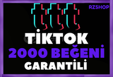 ⭐[GARANTİLİ] 2000 TİKTOK BEĞENİ⭐