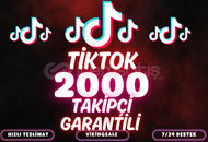 ⭐️ [GARANTİLİ] 2000 TİKTOK TAKİPÇİ ⭐