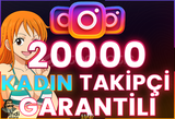 ⭐️ [GARANTİLİ] 20000 İNSTAGRAM KADIN TAKİPÇİ ⭐