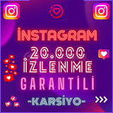 ⭐️GARANTİLİ⭐️ -20.000 İZLENME INSTAGRAM- 