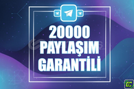⭐️ [GARANTİLİ] 20000 TELEGRAM PAYLAŞIM ⭐